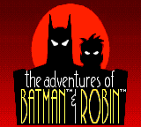 Adventures of Batman & Robin, The (USA, Europe) Title Screen